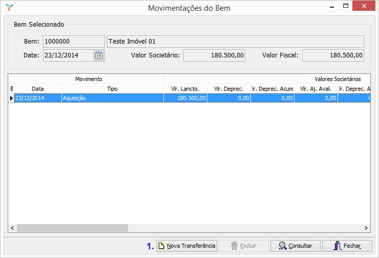 Transferência de Bens